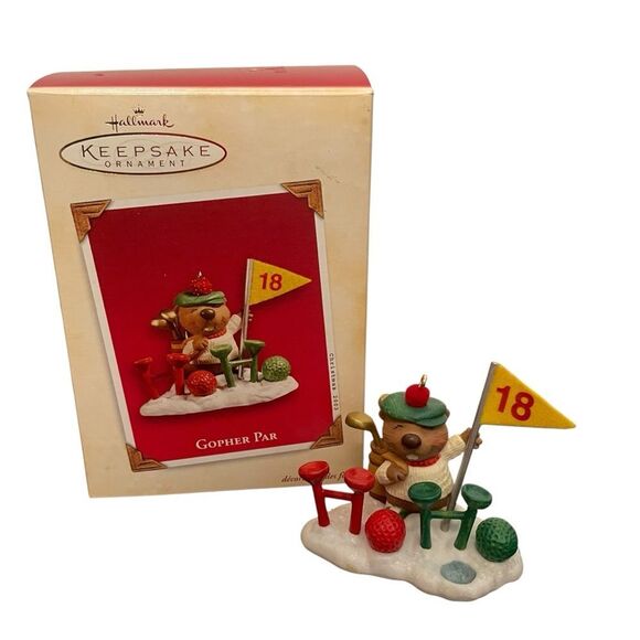 Hallmark Other - Hallmark Keepsake Ornaments Gopher Par Golfing Tree‎ Ornament 2003